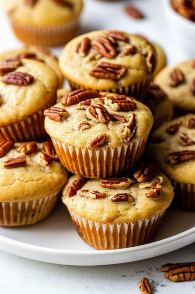 Southern Banana Praline Muffins Healthy image