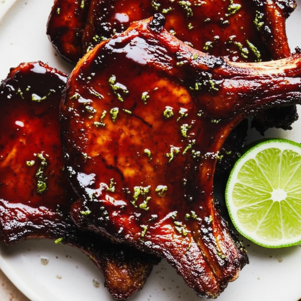Bbq Lime Pork Chops image