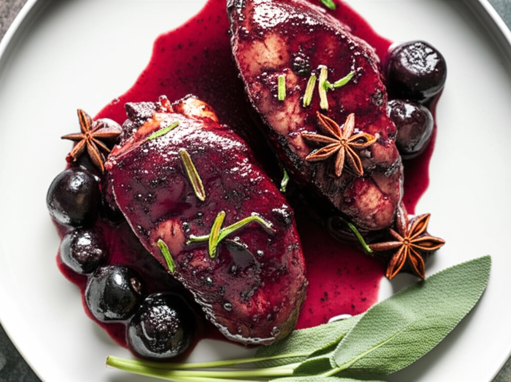 Bbq Muttonbird Shearwater Titi With Cherry Sauce image