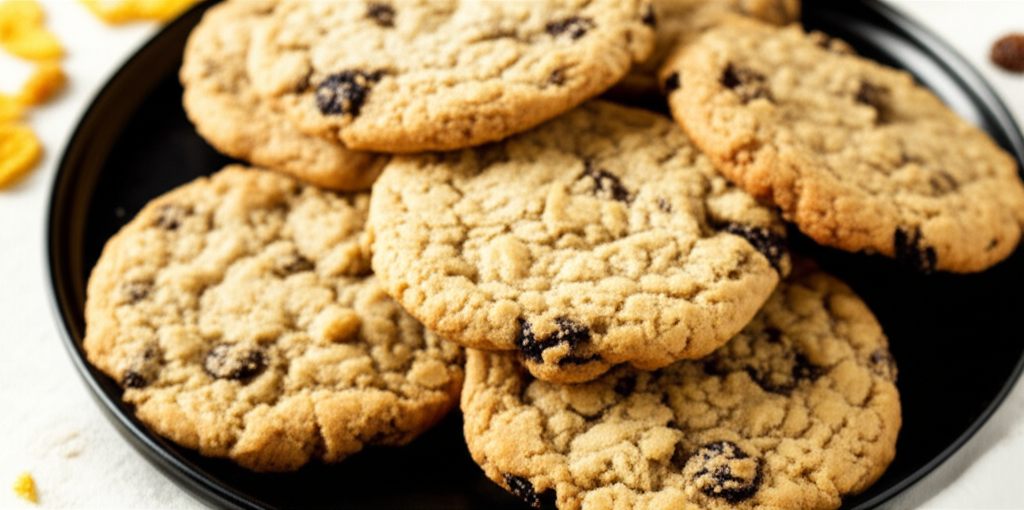 Flaky Oatmeal Raisin Cookies image