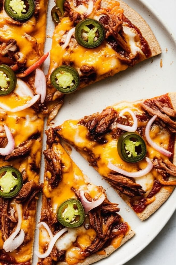 Bbq Pork Pizza image