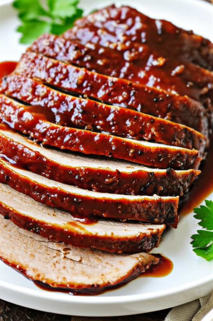 Bbq Pork Tenderloin In The Crock Pot image