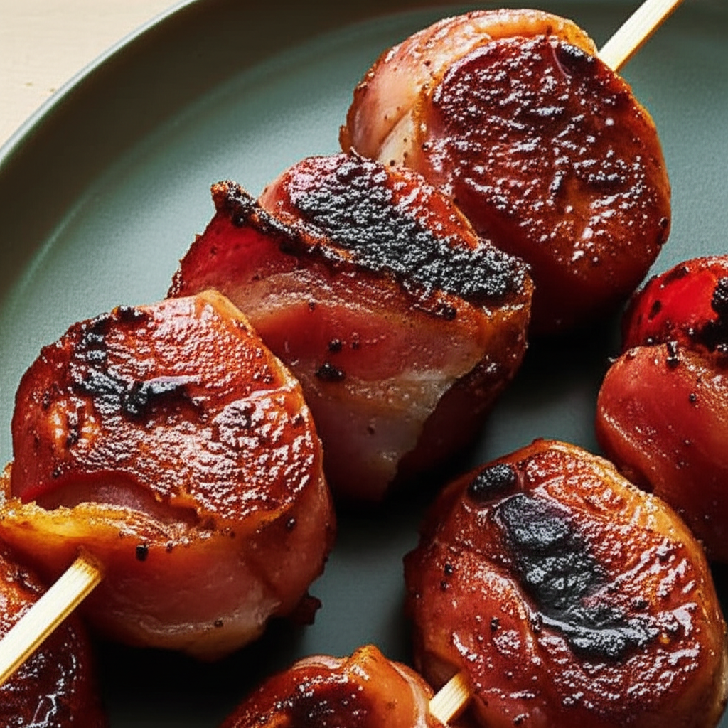 Bbq Pork Tenderloin With Bacon image
