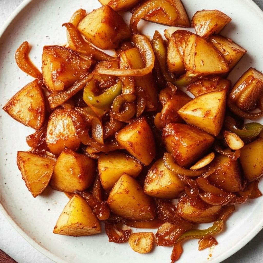 Bbq Potatoes And Onions image