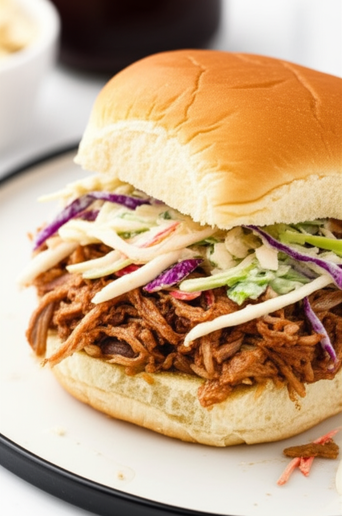Bbq Pulled Pork Sandwiches Sloooow Cooked In Your Crock Pot image