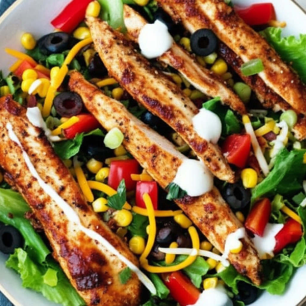 Bbq Ranchero Chicken Salad image