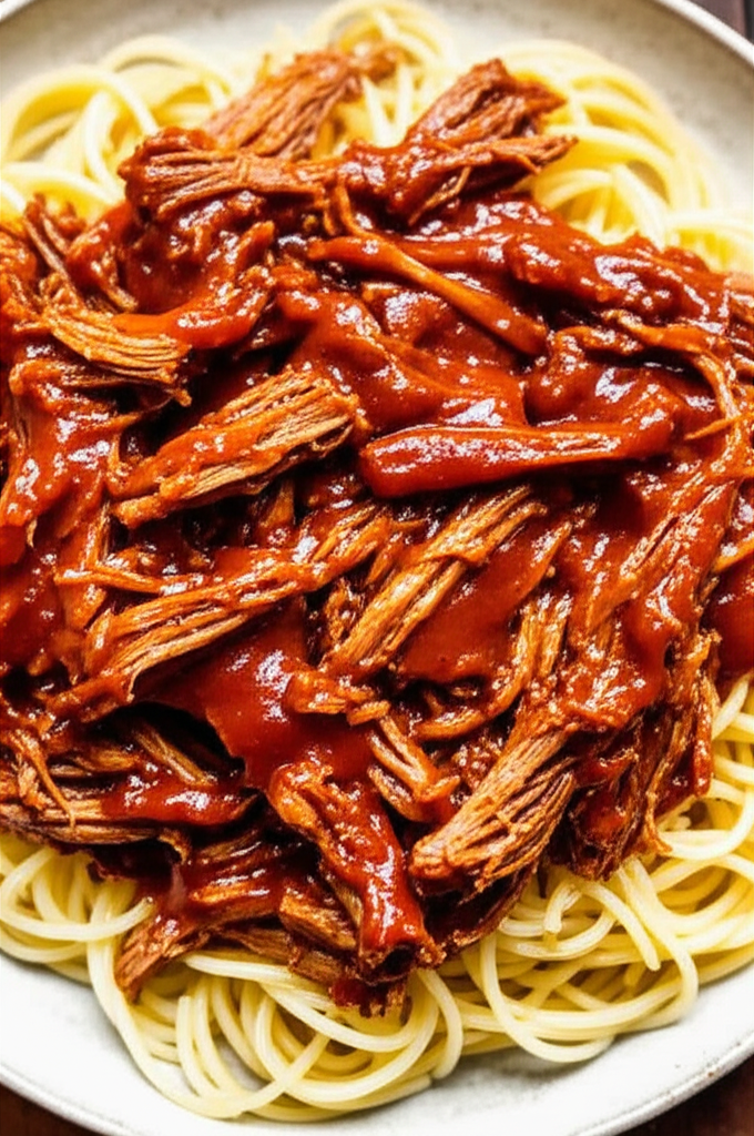 Bbq Rib Spaghetti image