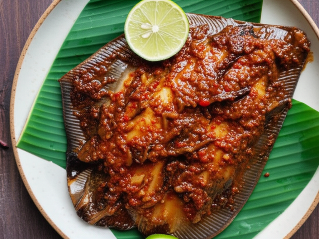 Bbq Sambal Sting Ray Fish image