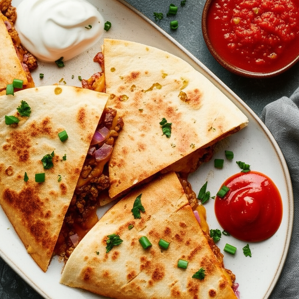Bbq Sausage Quesadillas image