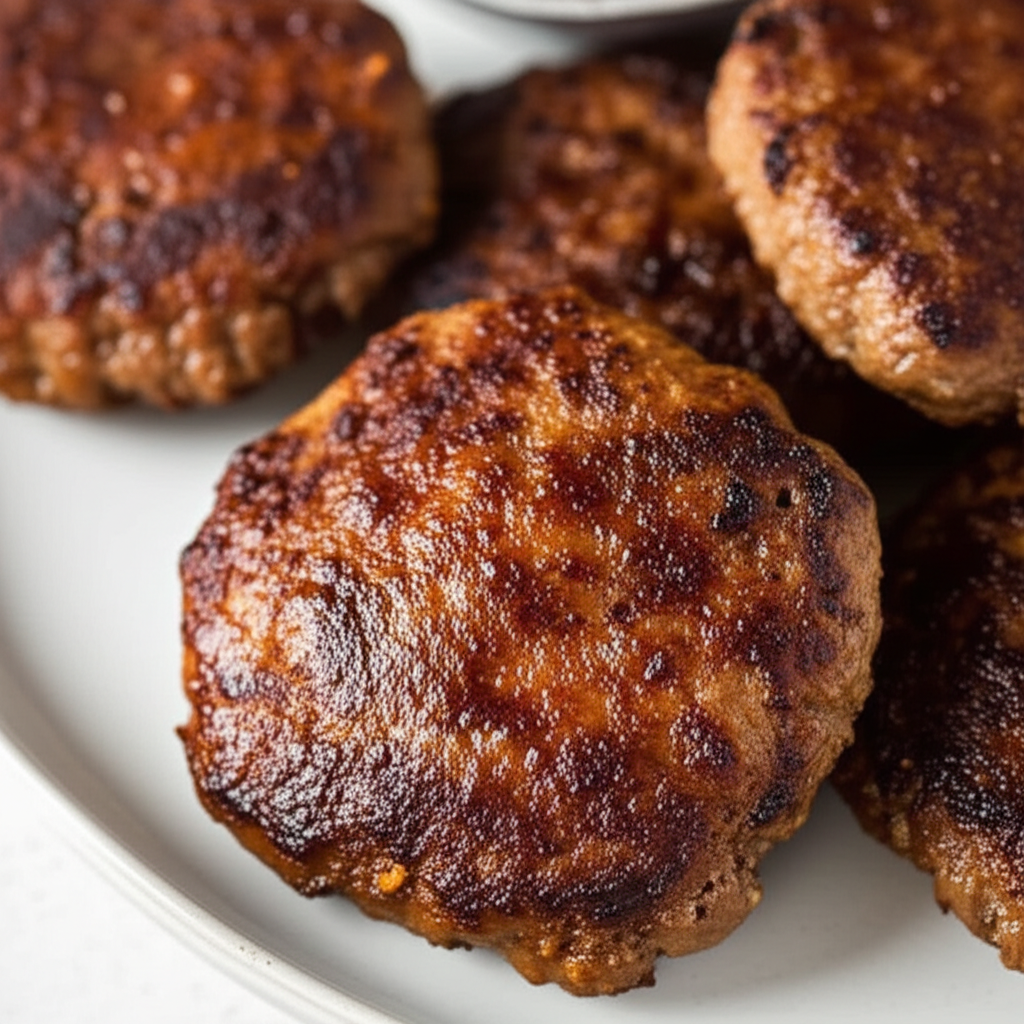 Bbq Seasoned Sausage Burgers image