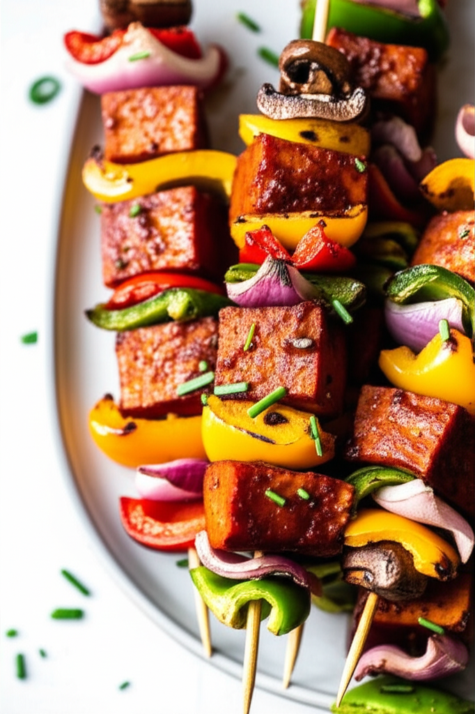 Bbq Tofu Kabobs image