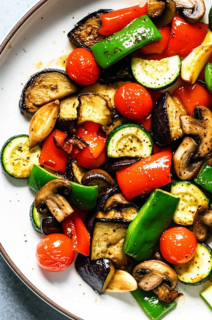 Bbq Vegetables Aussie Style image