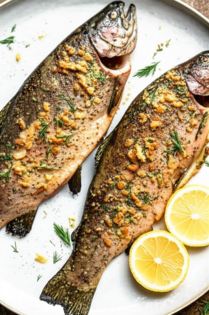 Bbq D Trout By A True Oregonian image