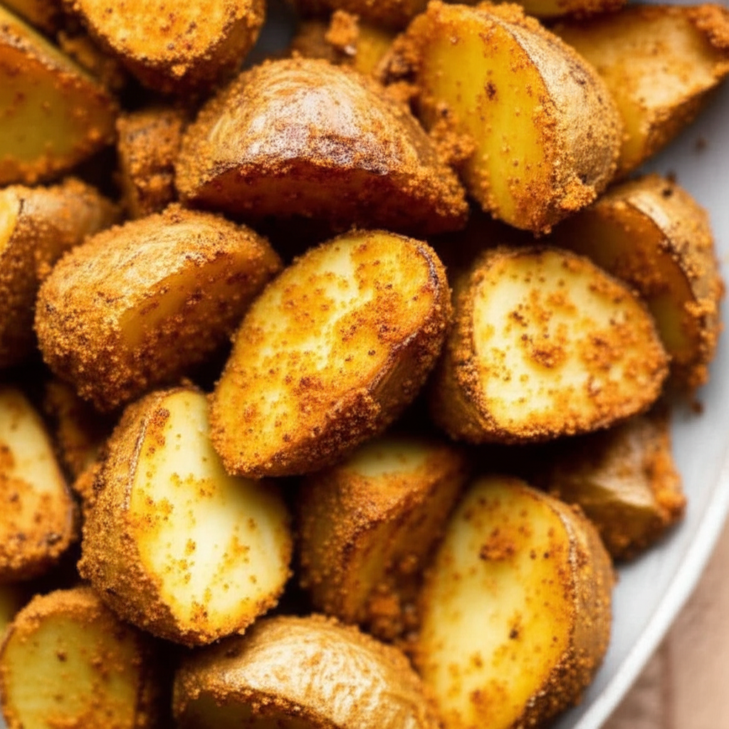 Bbq Oven Seasoned Parmesan Potatoes image