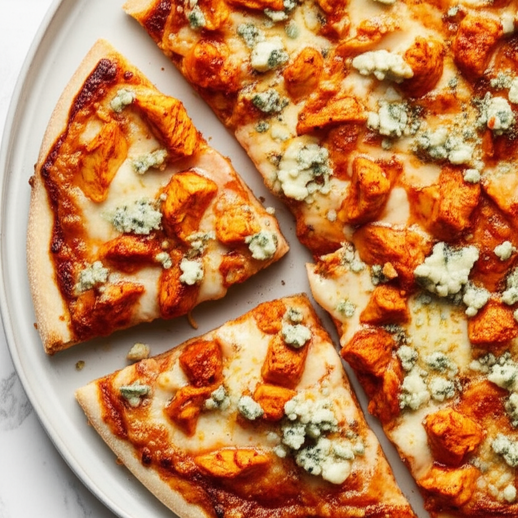 Bea's Buffalo Chicken And Blue Cheese Pizza image
