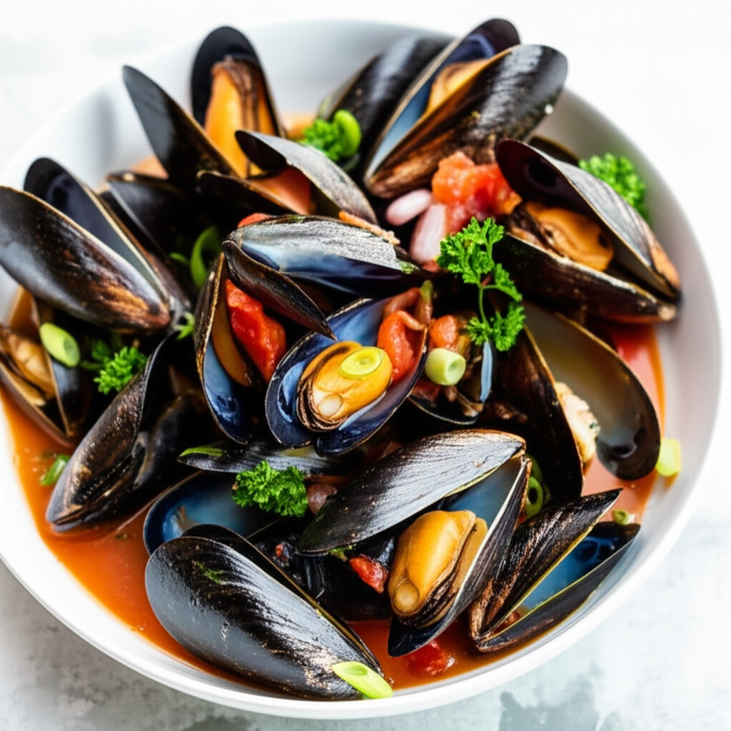Beach House Mussels image