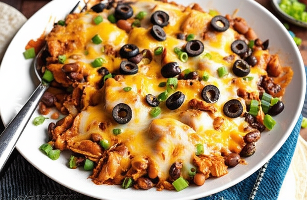 Bean Chicken Baked Taco Filling image