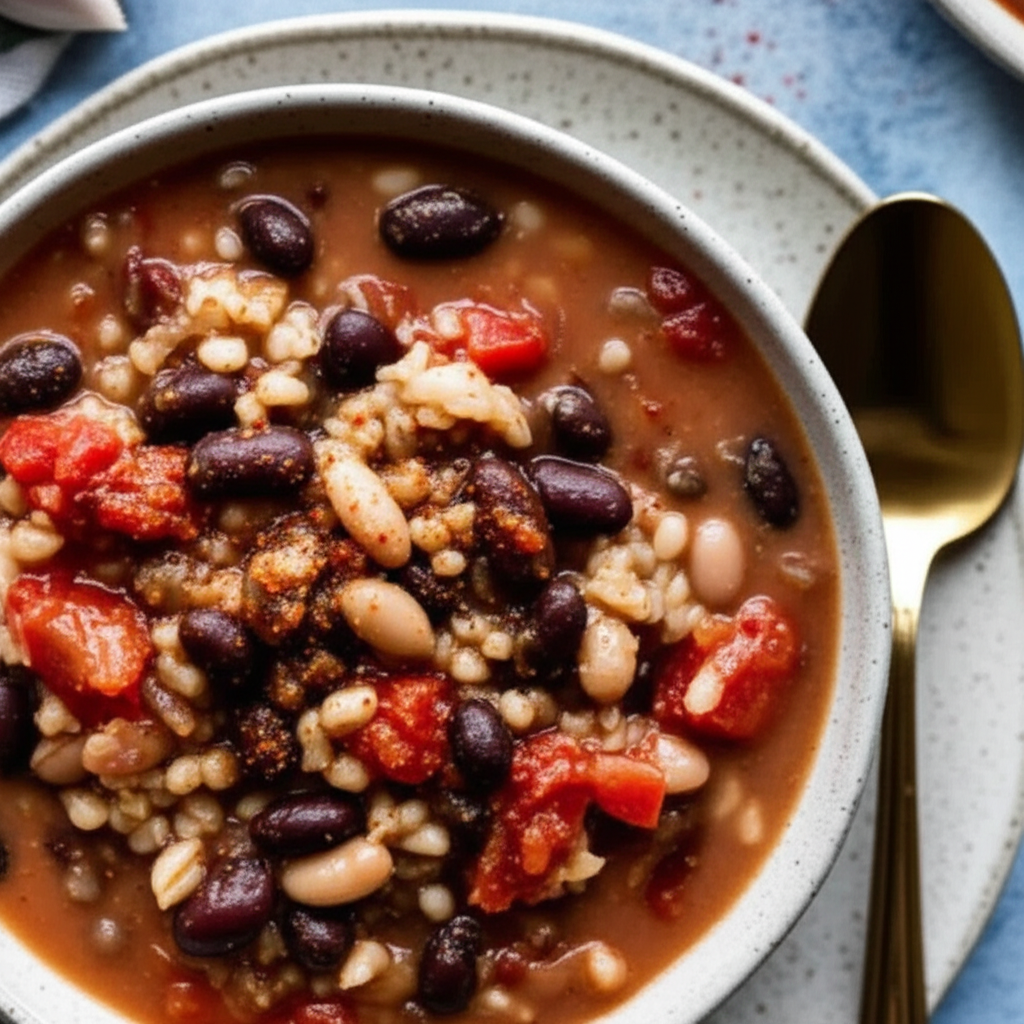 Bean And Bulghur Soup image