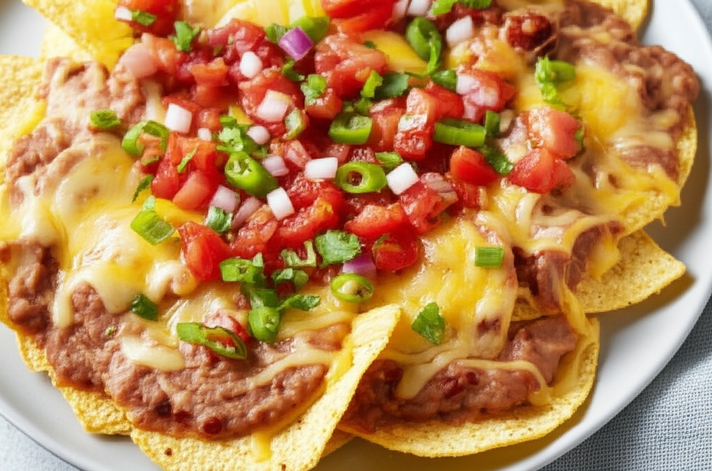 Bean And Cheese Nachos image