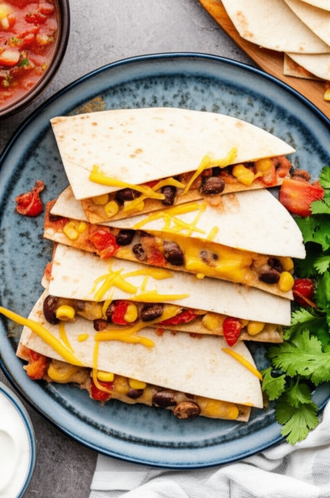 Bean And Cheese Quesadillas image