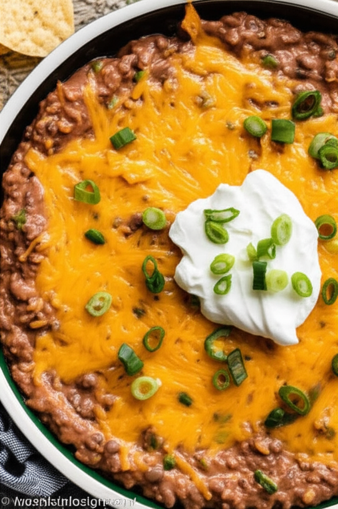 Bean And Cheese Taco Dip image