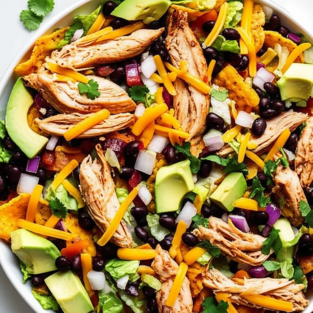 Bean And Chicken Taco Salad image