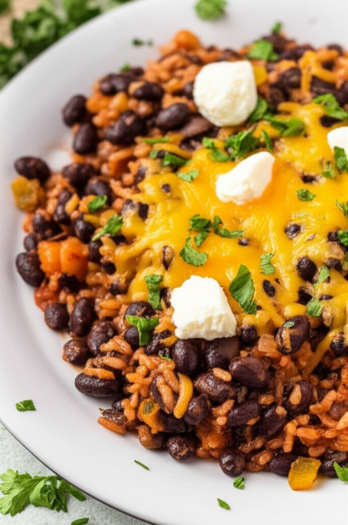 Bean And Rice Casserole With A Kick image