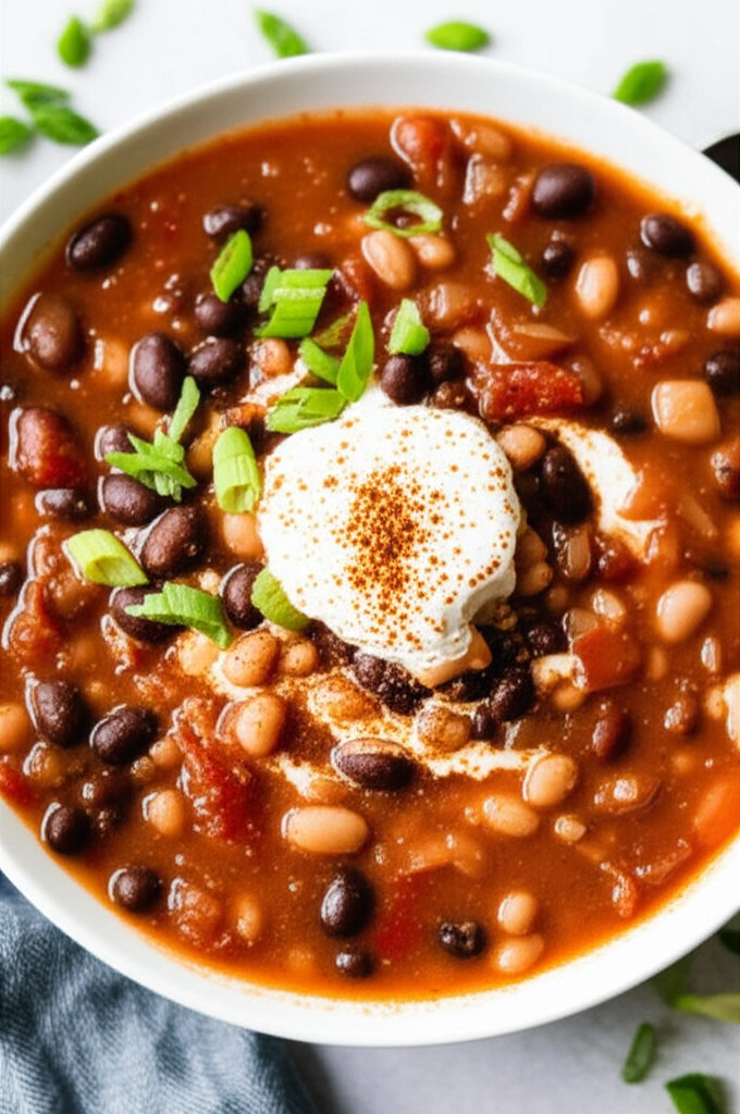 Bean And Salsa Soup image