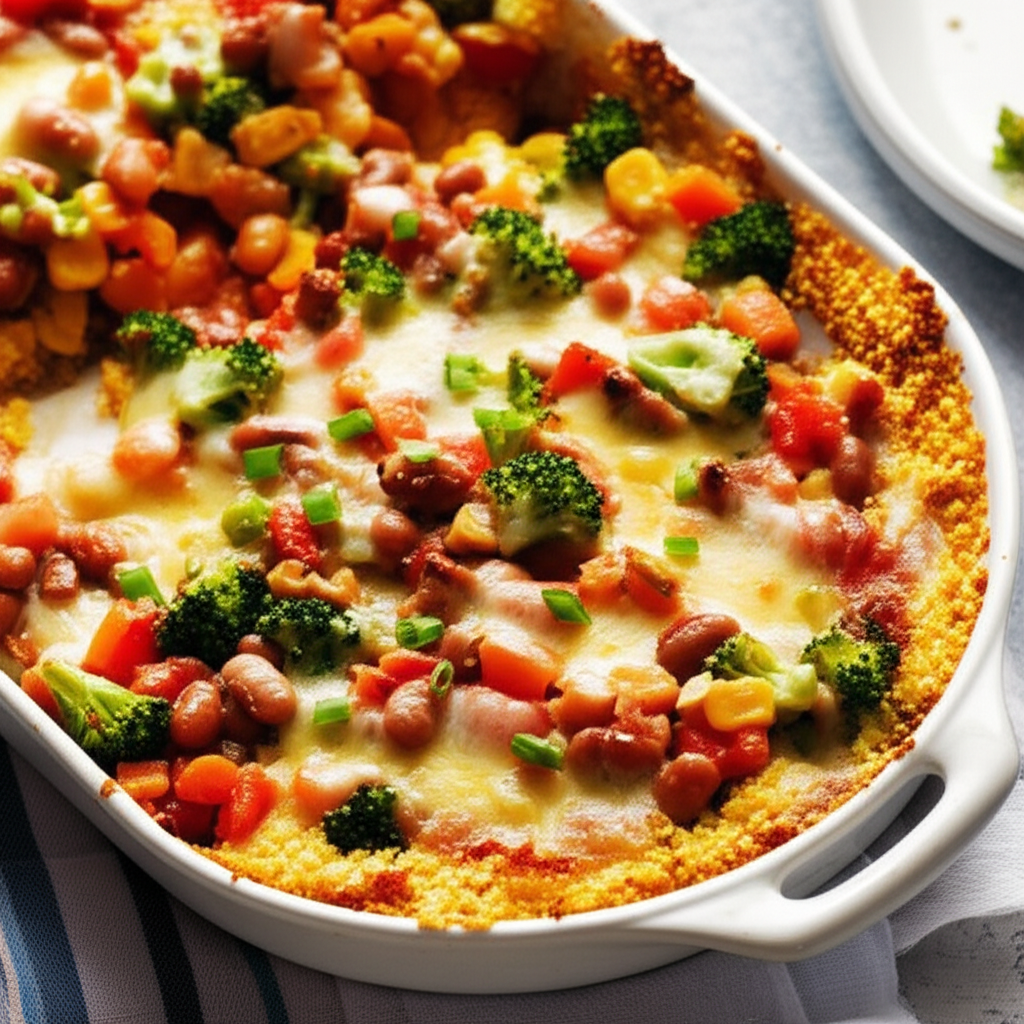 Bean And Vegetable Casserole image