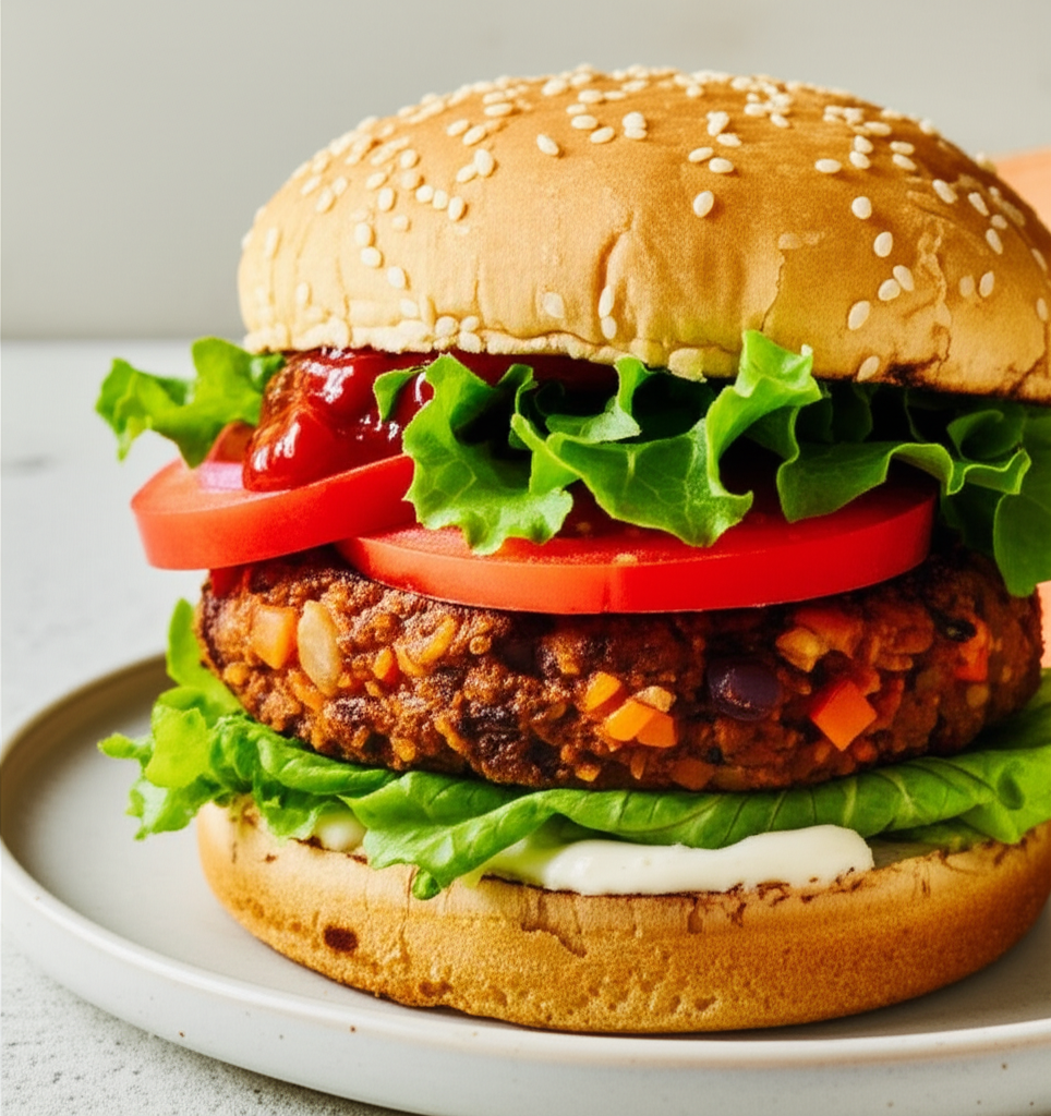 Bean And Veggie Burgers image