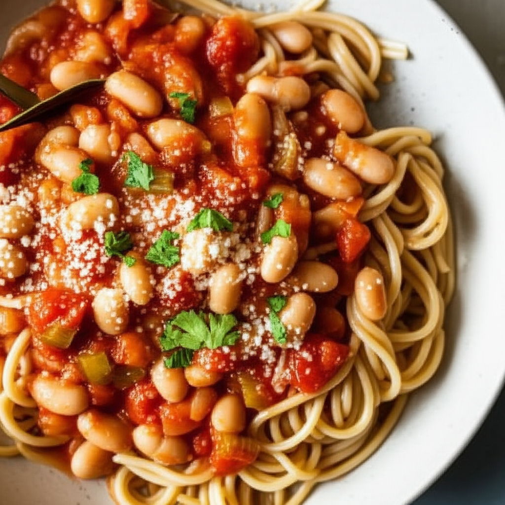 Bean Bolognese Eating Well image