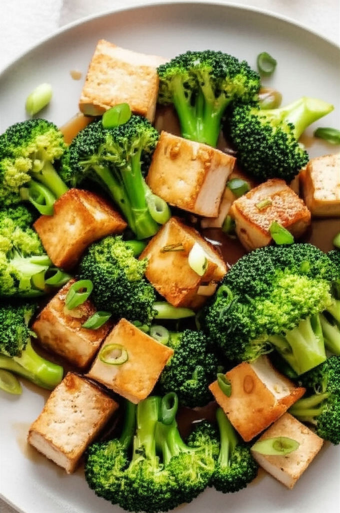 Bean Curd With Broccoli image