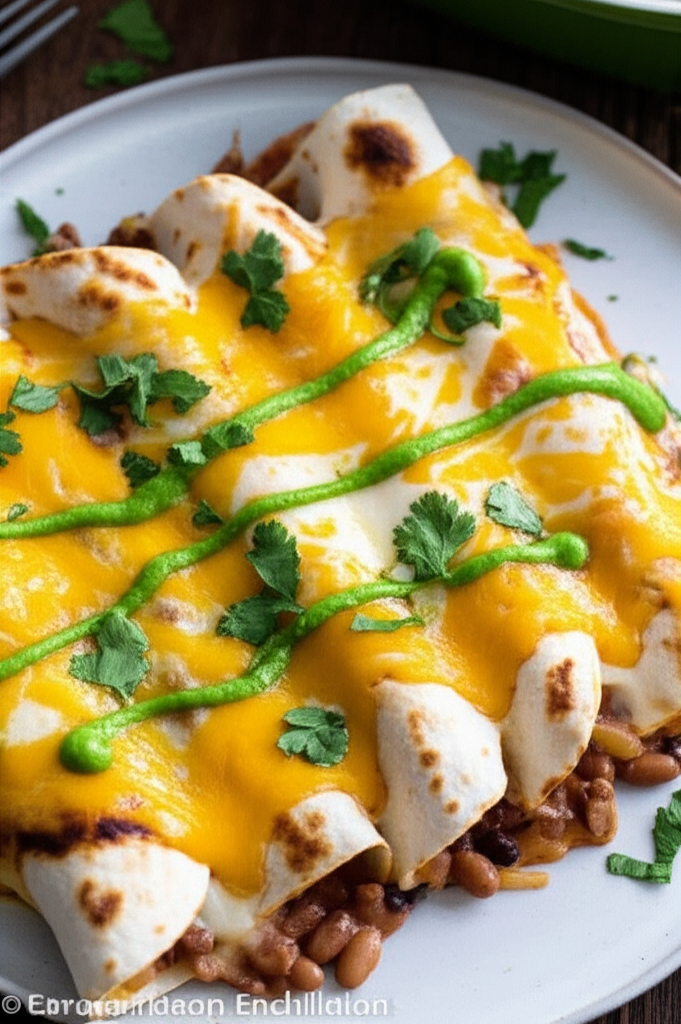 Bean Enchiladas