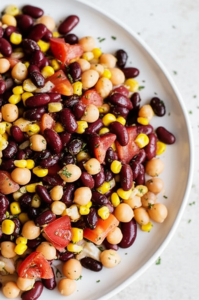 Bean Salad Pantry Friendly Healthy image