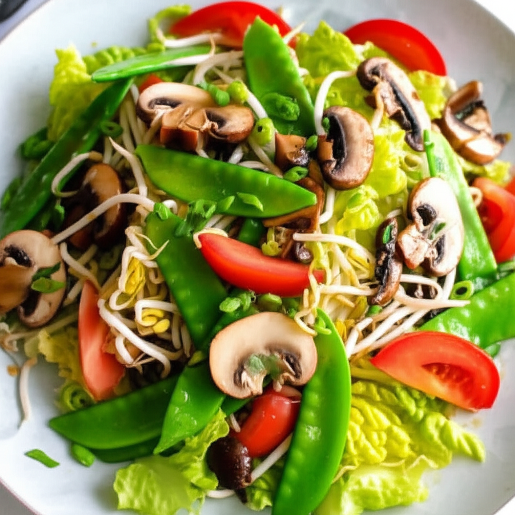 Bean Sprout Salad Mom Style image