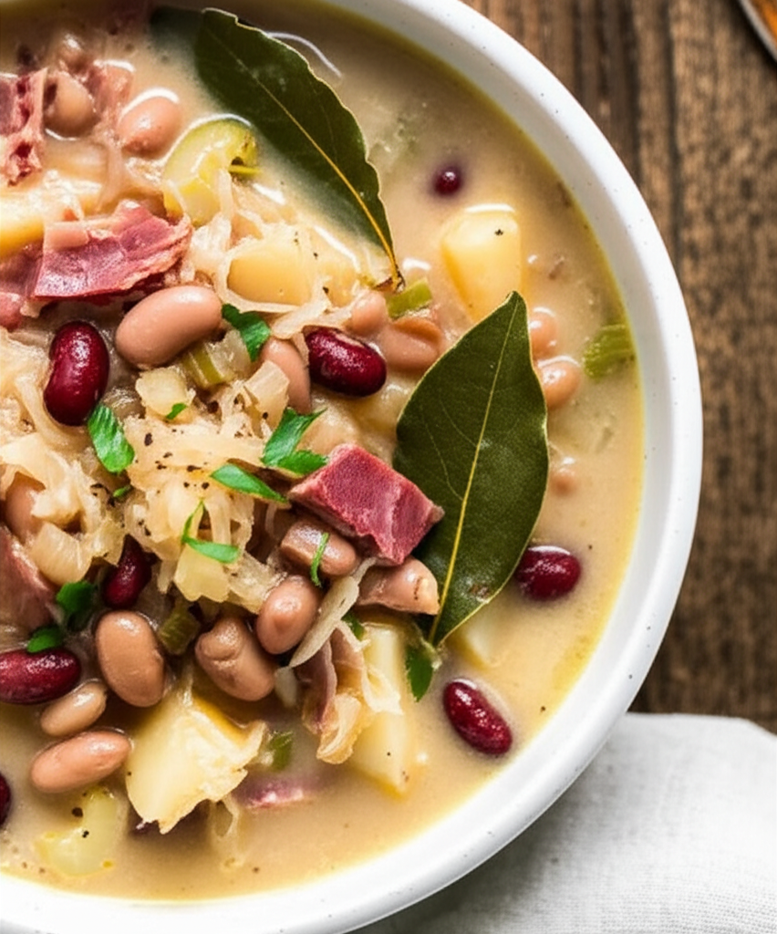 Bean Potato And Sauerkraut Soup