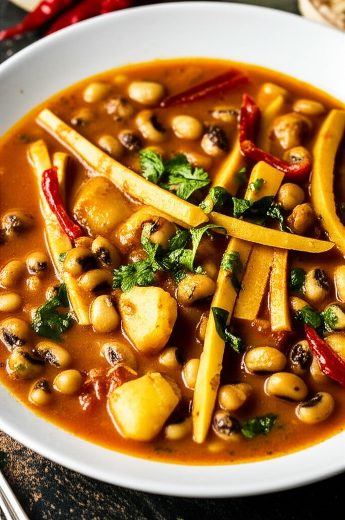 Beans And Bamboo Shoots image