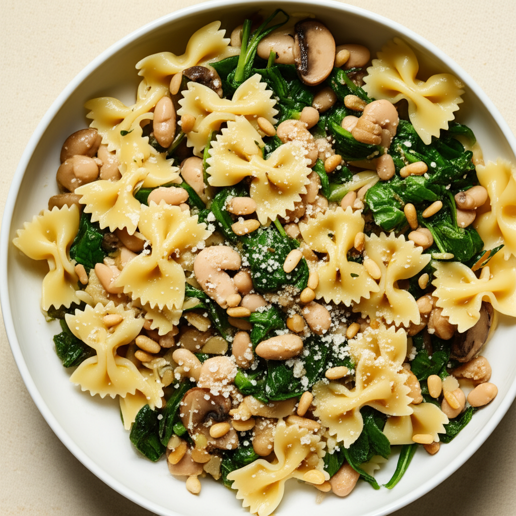 Beans And Greens Pasta image