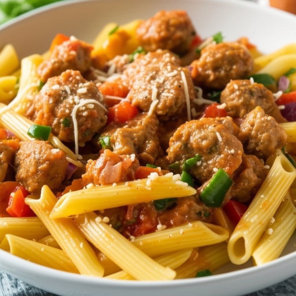 Spicy Sausage Alfredo image