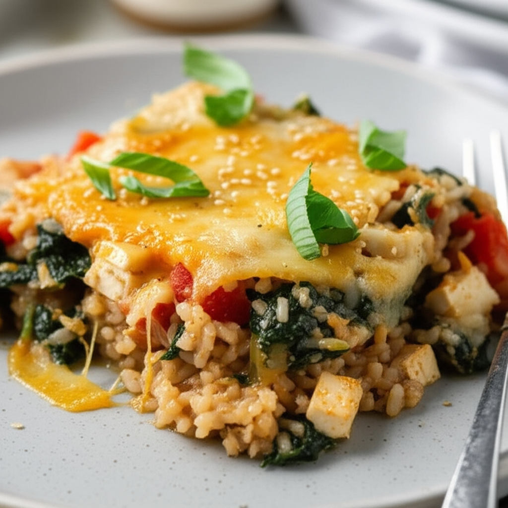 Spinach Rice Casserole image