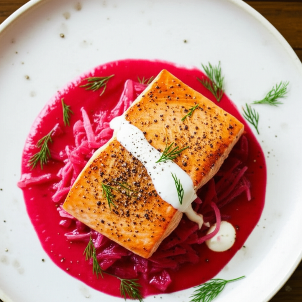 Beautiful Borscht Salmon image