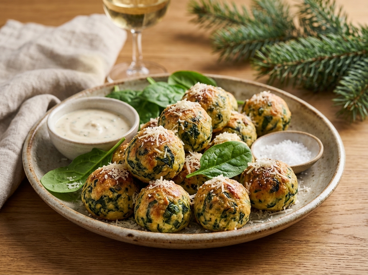 Spinach Balls Appetizer image