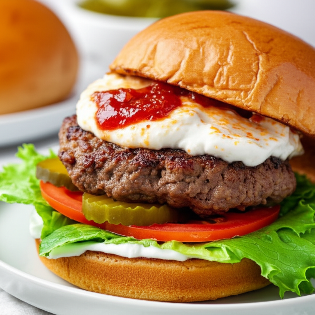A Kiwi Warrior Burger For The Barbie Barbecue image