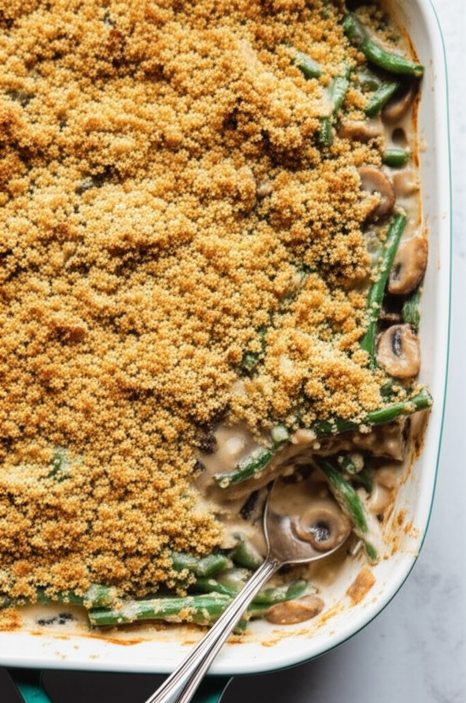 Bechamel Green Bean Casserole image
