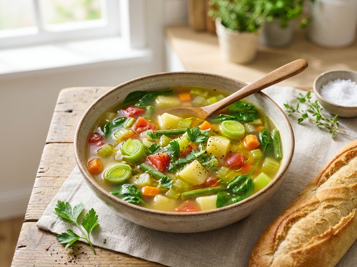 Spring Vegetable Soup image