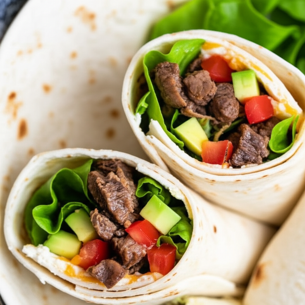 Beef Avocado Wraps image