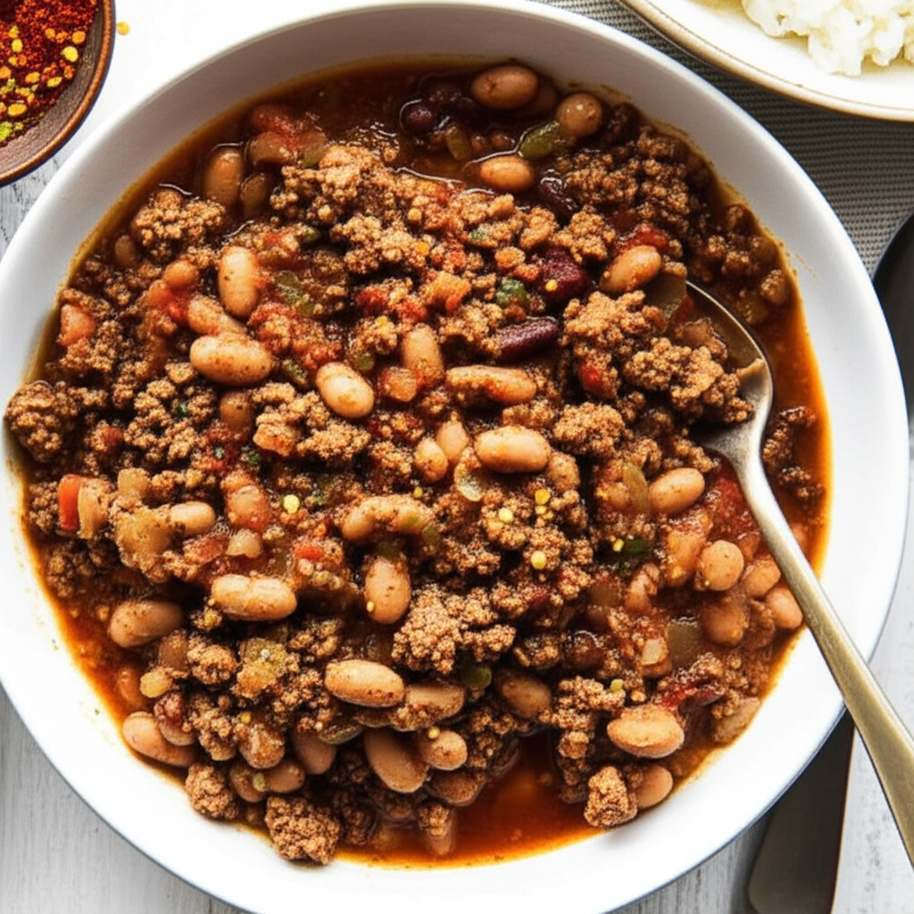 Beef Bean Chile Verde image