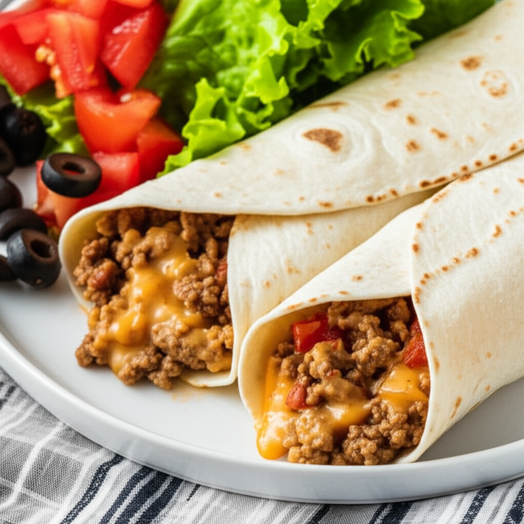 Beef Cheese Burritos image