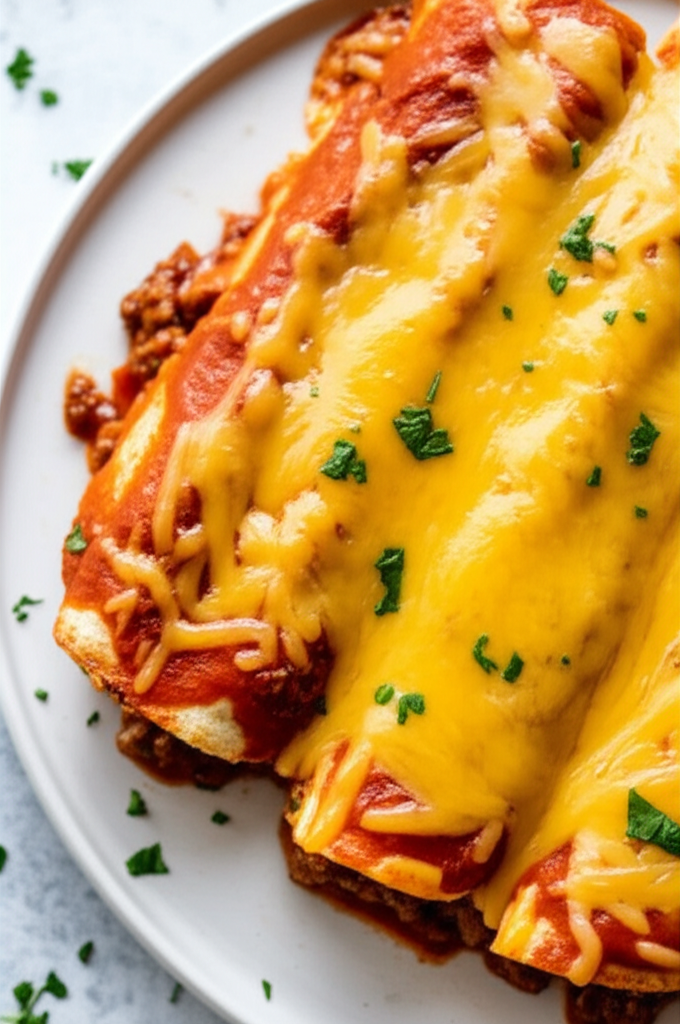 Beef Cheese Enchiladas image