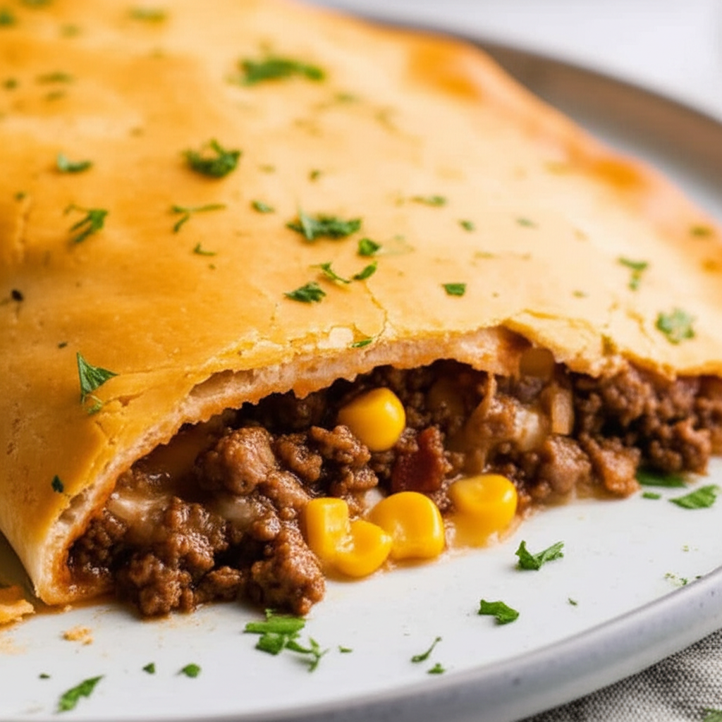 Beef Cheese Foldover image